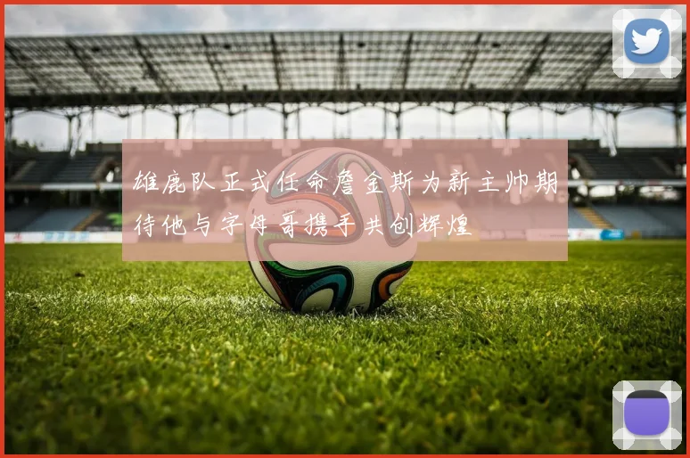 雄鹿队正式任命詹金斯为新主帅期待他与字母哥携手共创辉煌